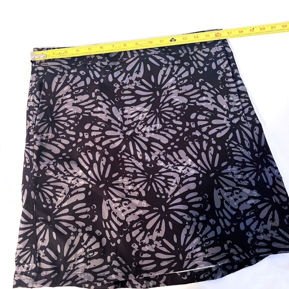 NEW RipSkirt Hawaii Length 2 Large Shibori Butterfly Charcoal Medium NWT - Picture 7 of 10